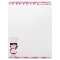 Recipes letterhead by Melisende Recipes letterhead