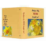 Recipes my MOM taught me! cookbook binder Flowers