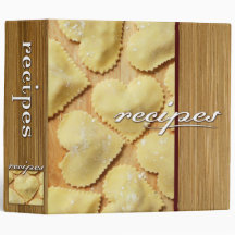 recipes (ravioli) vinyl binders