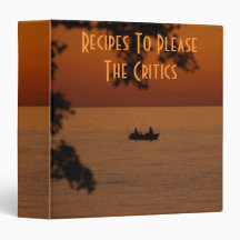 Recipes To PleaseThe Critics Vinyl Binder