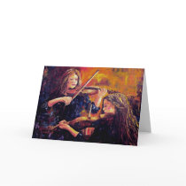 "Recital" (Blank Card)