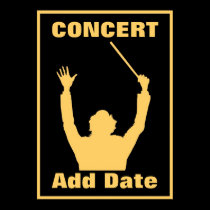Recital, Concert Poster Date posters