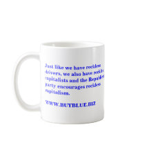 reckless capitalism BUYBLUE.BIZ mugs