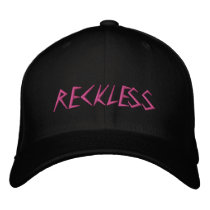 RECKLESS embroidered hats