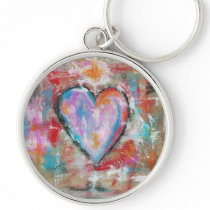 Reckless Heart Original Painting Keychains