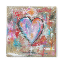 Reckless Heart Original Painting Magnet