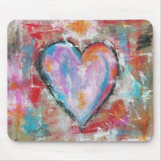 Reckless Heart Original Painting mousepad