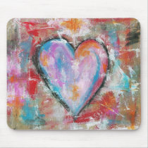 Reckless Heart Original Painting Mousepad