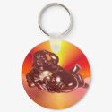 Reclining Laughing Buddha Keychain by norman888 Reclining Laughing Buddha Keychain