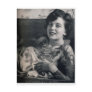 Reclining Tattooed Lady Post Cards Reclining Tattooed Lady Post Cards