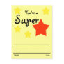 Recognition Award Post Cards