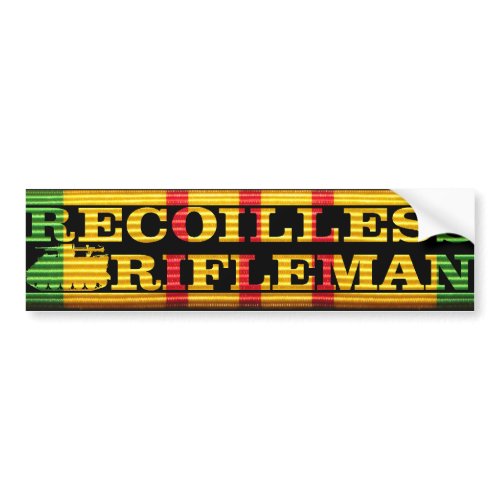 Recoilless Rifleman M113 Bumper Sticker zazzle_bumpersticker