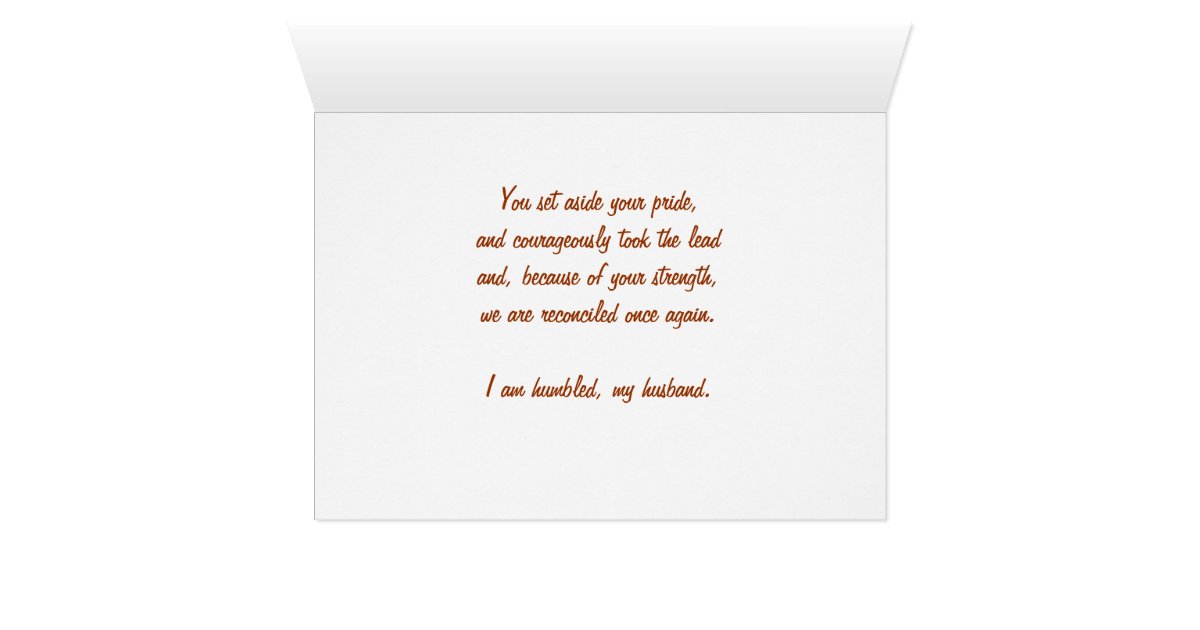 Reconciliation Card | Zazzle