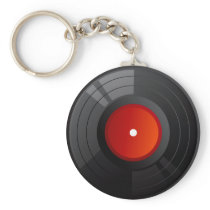 RECORD ALBUM KEYCHAIN