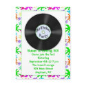 Record Birthday Party postcards by StarStock Record Birthday Party postcards