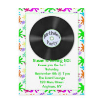 Record Birthday Party postcards by StarStock Record Birthday Party postcards