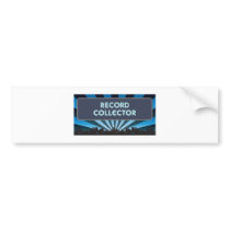 Record Collector Marquee bumper stickers by itsallhot Record Collector Marquee bumper stickers