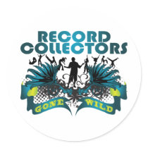 Record Collectors Gone Wild stickers by busybrain Record Collectors Gone Wild stickers