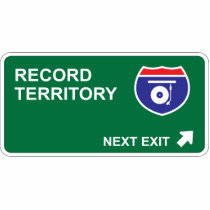 Record Next Exit photo sculptures by whatitis Record Next Exit photo sculptures