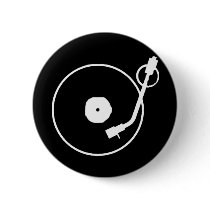 Record Player Button by Dustbuster Record Player Button
