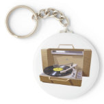 Record Player keychain