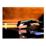 Record Player postcard