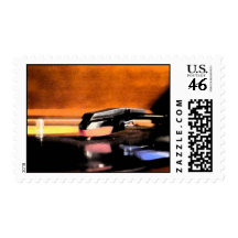 Record Player stamps