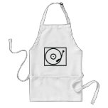 record player turntable icon apron