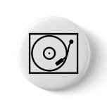 record player turntable icon pin