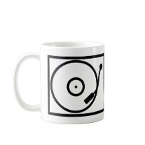 record player turntable icon mugs