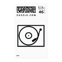 record player turntable icon postage