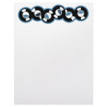 Record Row Blue Letterhead Template