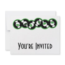 Record Row Green invitations by atomic50s Record Row Green invitations
