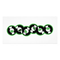 Record Row Green photo cards by atomic50s Record Row Green photo cards