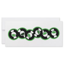 Record Row Green rack cards by atomic50s Record Row Green rack cards