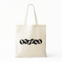 Record Row Grey bags by atomic50s Record Row Grey bags