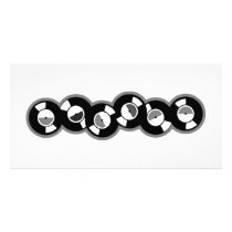Record Row Grey photo cards by atomic50s Record Row Grey photo cards