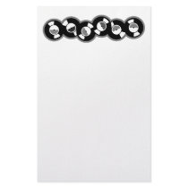 Record Row Grey stationery by atomic50s Record Row Grey stationery
