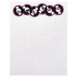 Record Row Pink Personalized Letterhead