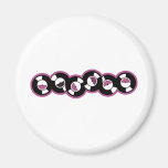 Record Row Pink Magnet