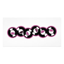 Record Row Pink photo cards by atomic50s Record Row Pink photo cards