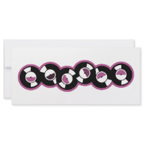 Record Row Pink rack cards by atomic50s Record Row Pink rack cards