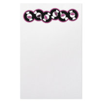 Record Row Pink stationery by atomic50s Record Row Pink stationery