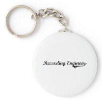 Recording Engineer Professional Job Keychains