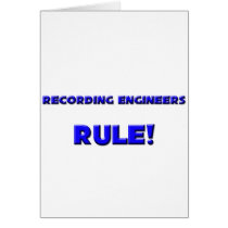 Recording Engineers Rule! Cards