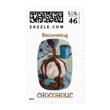 RECOVERING CHOCOHOLIC #2 POSTAGE STAMP