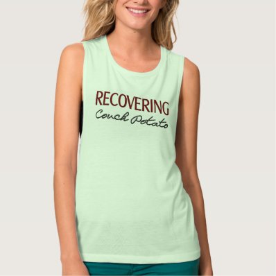 Recovering Couch Potato - Funny Fitness Tank Top
