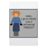 Recovering Mom Blue Stationery