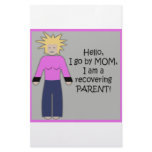 Recovering Mom Pink Personalized Stationery