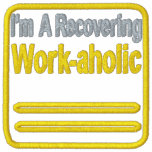 Recovering Workaholic Embroidered Shirt